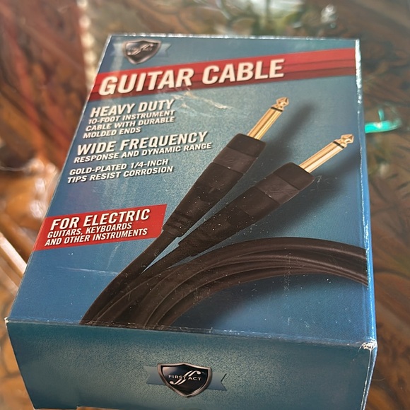 New sealed first cactus Guitar Cable heavy duty 10ft keyboard instrument 1/4 in - Picture 5 of 6